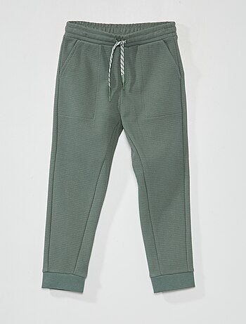 Pantalon de jogging en piqué de coton - Coupe + confortabe
