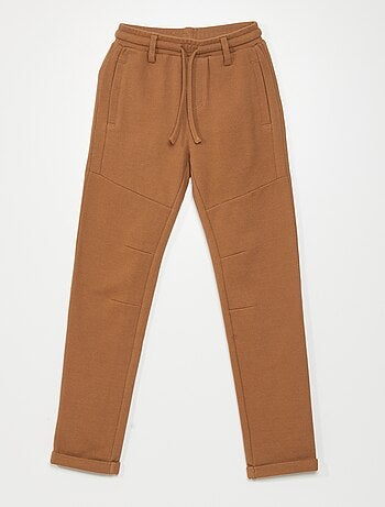 Pantalon de jogging en piqué de coton - Kiabi