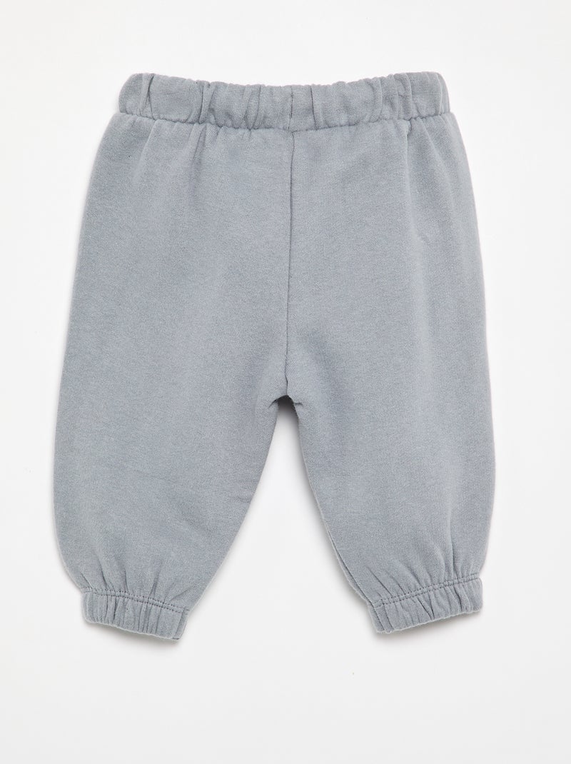 Pantalon de jogging en polaire Bleu - Kiabi
