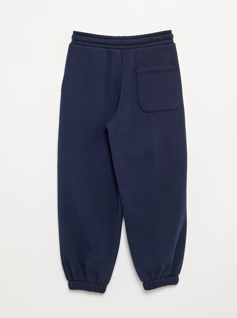 Pantalon de jogging en polaire Bleu - Kiabi