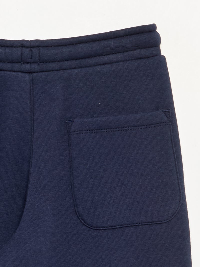 Pantalon de jogging en polaire Bleu - Kiabi