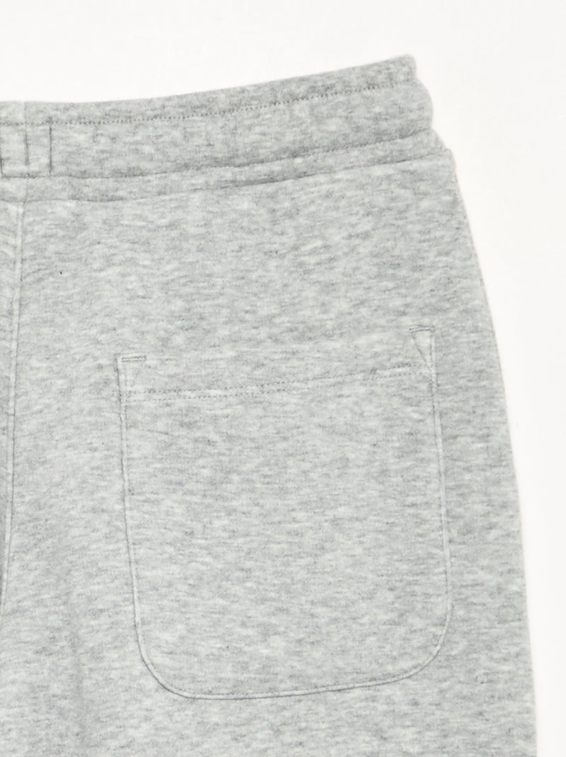 Pantalon de jogging en polaire Gris - Kiabi