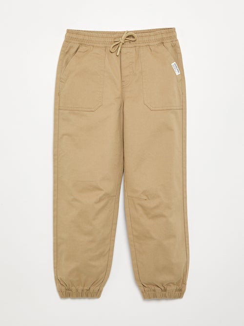 Pantalon de jogging en twill - Kiabi