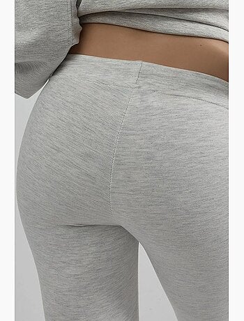 Pantalon de jogging évasé taille mi-haute avec cordon busem