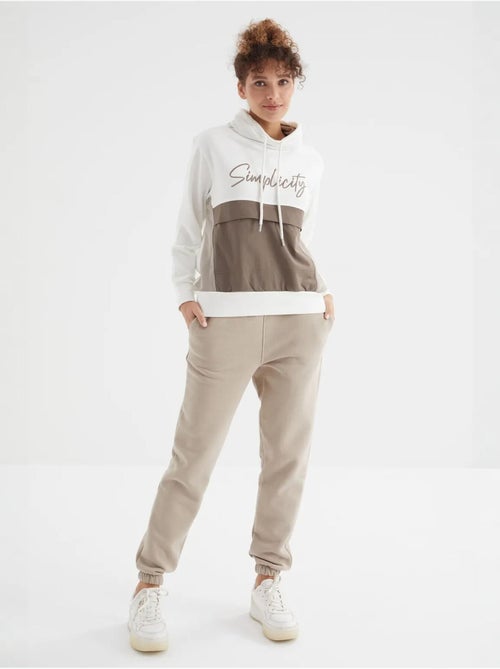 Pantalon de jogging femme à taille haute tommy - Kiabi Pantalon de jogging femme à taille haute tommy - Kiabi