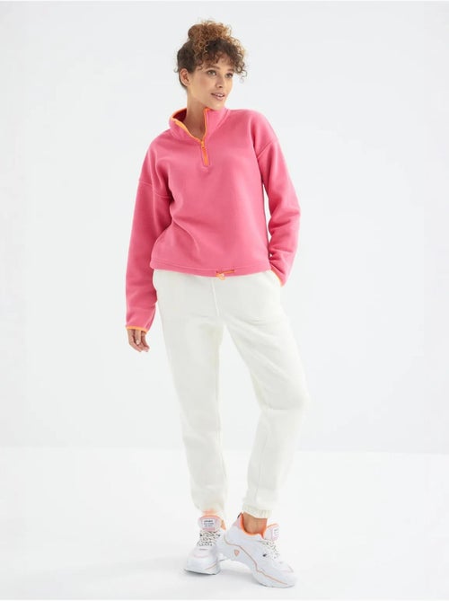 Pantalon de jogging femme à taille haute tommy - Kiabi