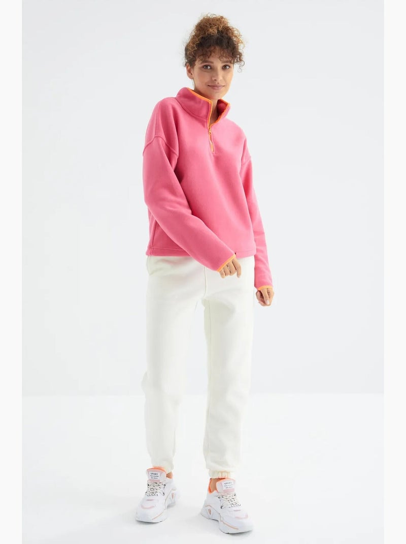 Pantalon de jogging femme à taille haute tommy Blanc cassé - Kiabi