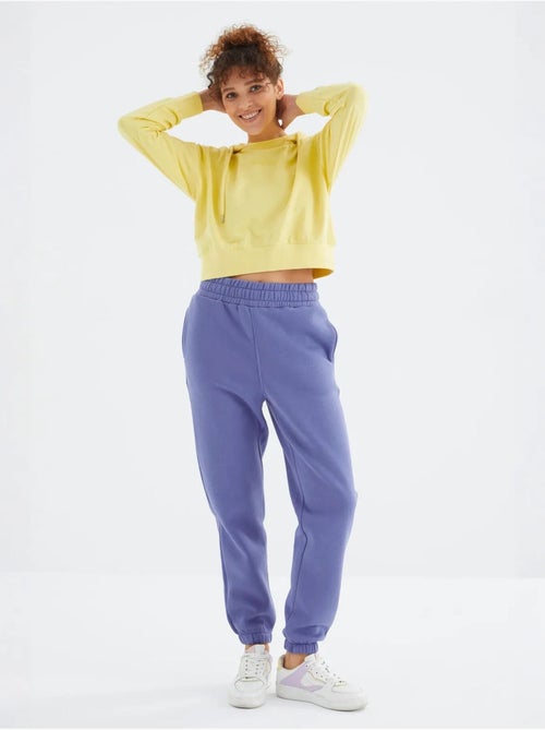 Pantalon de jogging femme à taille haute tommy - Kiabi Pantalon de jogging femme à taille haute tommy - Kiabi