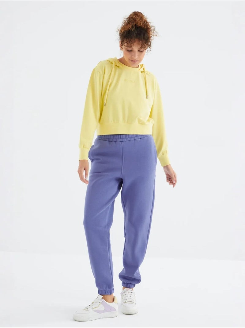 Pantalon de jogging femme à taille haute tommy Bleu - Kiabi