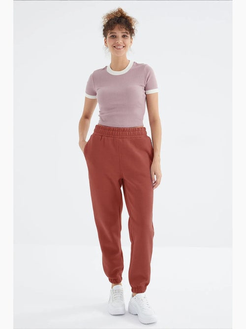 Pantalon de jogging femme à taille haute tommy - Kiabi Pantalon de jogging femme à taille haute tommy - Kiabi