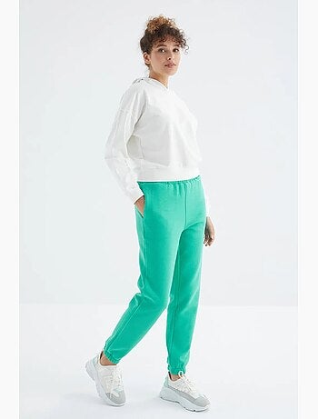 Pantalon de jogging femme à taille haute tommy
