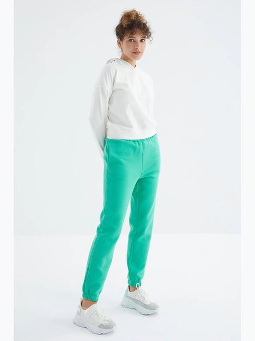 Pantalon de jogging femme à taille haute tommy - Kiabi Pantalon de jogging femme à taille haute tommy - Kiabi