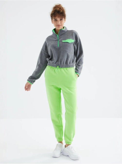 Pantalon de jogging femme à taille haute tommy - Kiabi Pantalon de jogging femme à taille haute tommy - Kiabi