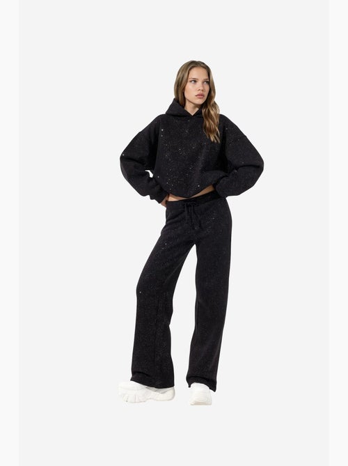 Pantalon de jogging femme en coton et élasthanne busem - Kiabi Pantalon de jogging femme en coton et élasthanne busem - Kiabi