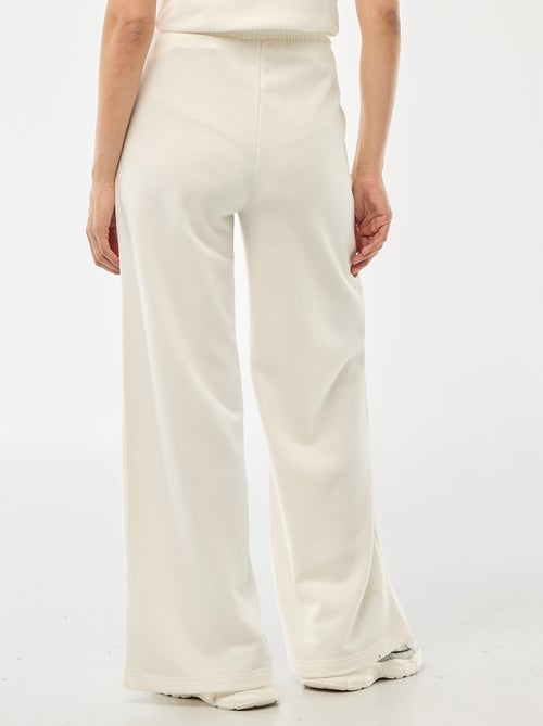 Pantalon de jogging femme en maille lourde à taille élastiquée - Kiabi Pantalon de jogging femme en maille lourde à taille élastiquée - Kiabi