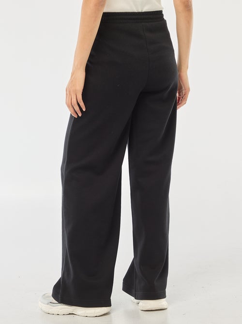 Pantalon de jogging femme en maille lourde à taille élastiquée - Kiabi