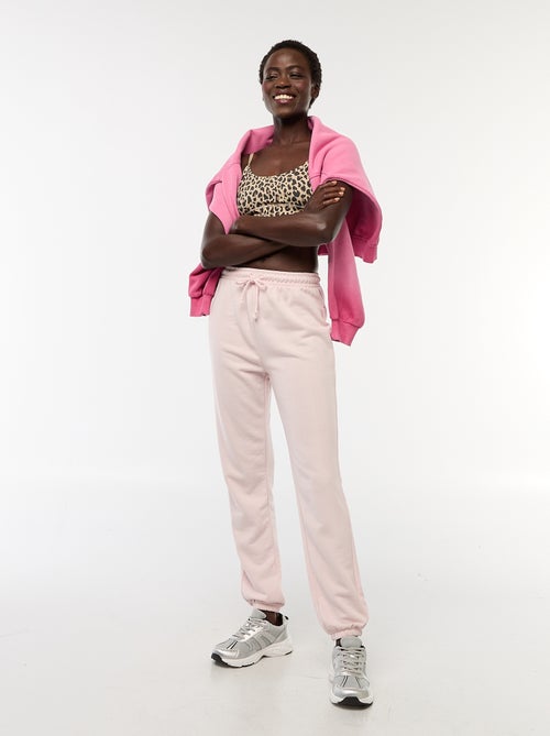 Pantalon de jogging femme en maille lourde - Kiabi Pantalon de jogging femme en maille lourde - Kiabi