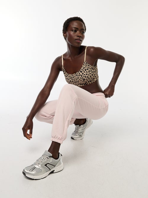 Pantalon de jogging femme en maille lourde - Kiabi Pantalon de jogging femme en maille lourde - Kiabi