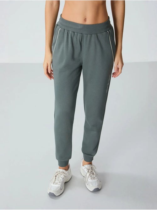 Pantalon de jogging femme en mélange de coton tommy - Kiabi