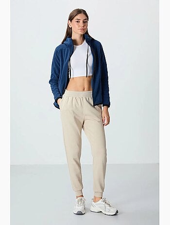 Pantalon de jogging femme en mélange de coton tommy