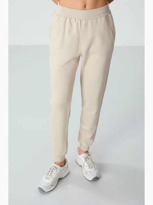 Pantalon de jogging femme en mélange de coton tommy - Kiabi