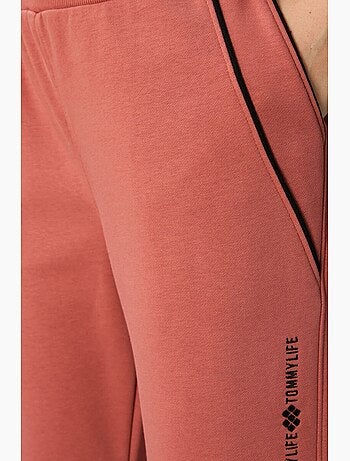 Pantalon de jogging femme en mélange de coton tommy