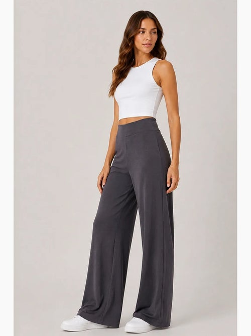 Pantalon de jogging femme en mélange de viscose tommy - Kiabi Pantalon de jogging femme en mélange de viscose tommy - Kiabi