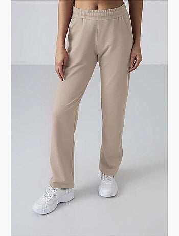 Pantalon de jogging femme en molleton, jambe droite tommy
