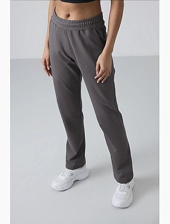 Pantalon de jogging femme en molleton, jambe droite tommy
