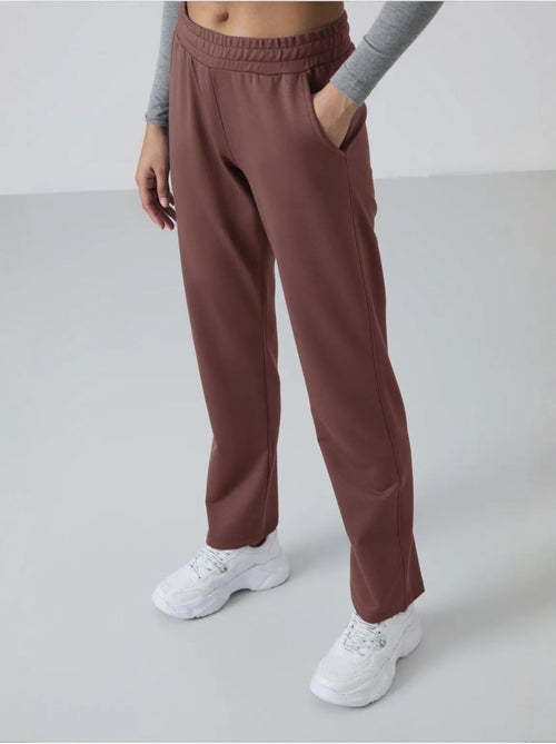 Pantalon de jogging femme en molleton, jambe droite tommy - Kiabi Pantalon de jogging femme en molleton, jambe droite tommy - Kiabi