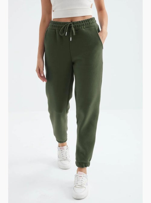 Pantalon de jogging femme taille haute tommy - Kiabi Pantalon de jogging femme taille haute tommy - Kiabi