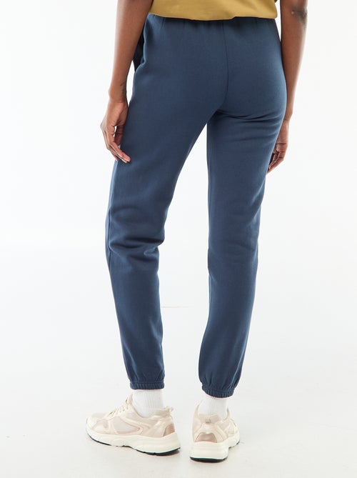 Pantalon de jogging femme uni en maille lourde - Kiabi
