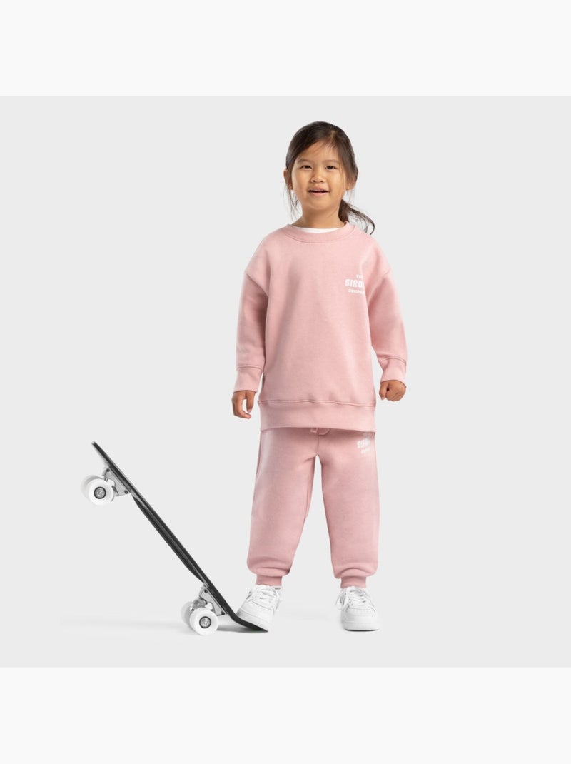 Pantalon de jogging fille lifestyle enfants link-g Rose - Kiabi