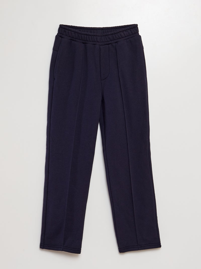 Pantalon de jogging french terry Bleu - Kiabi