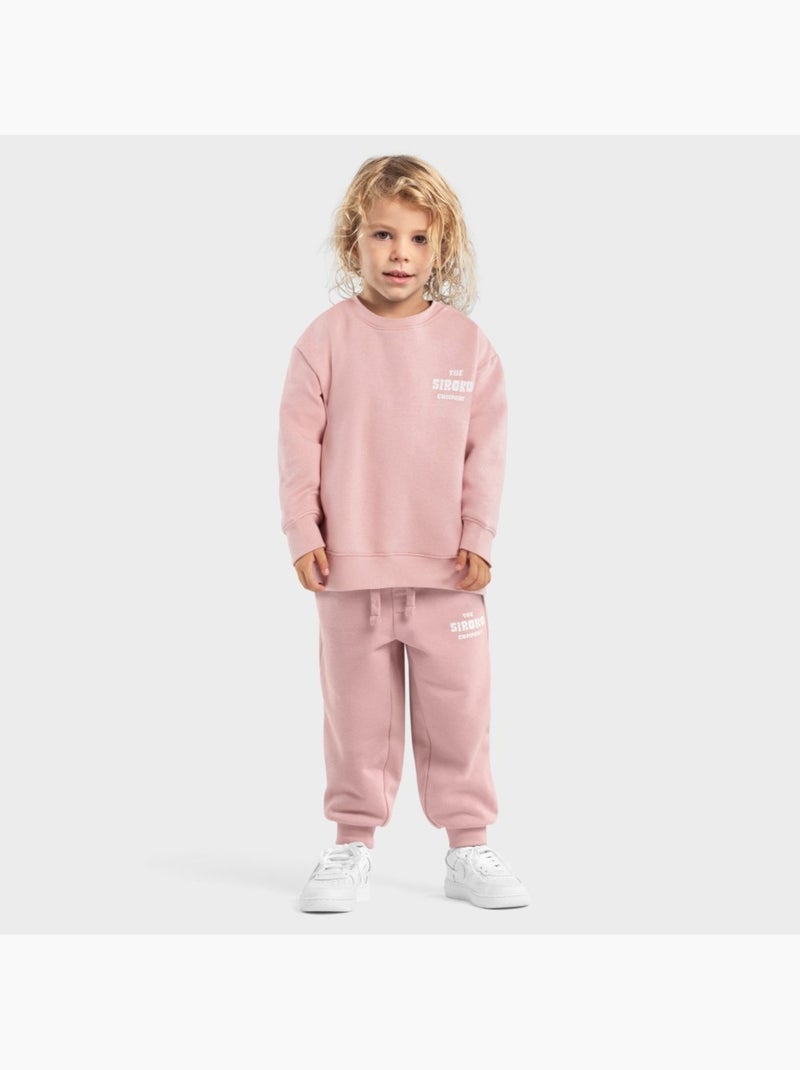 Pantalon de jogging garçon lifestyle enfants link Rose - Kiabi