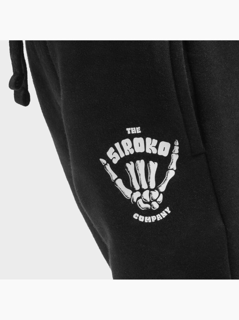 Pantalon de jogging garçon lifestyle enfants rockstar Noir - Kiabi