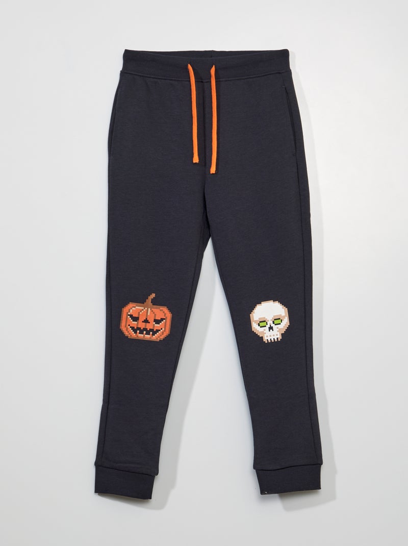Pantalon de jogging 'Halloween' Gris - Kiabi