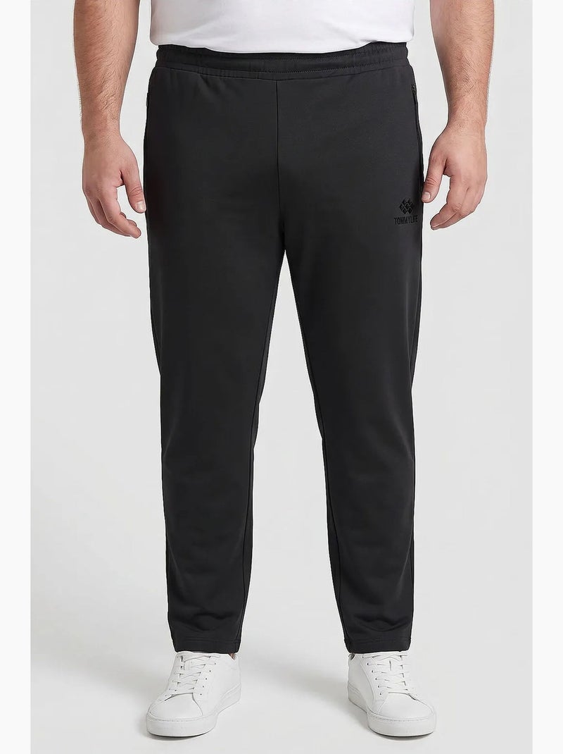 Pantalon de jogging homme à jambe droite tommy Gris foncé - Kiabi