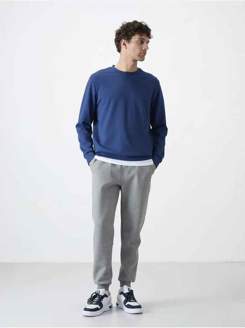 Pantalon de jogging homme à jambe fuselée tommy Gris clair - Kiabi