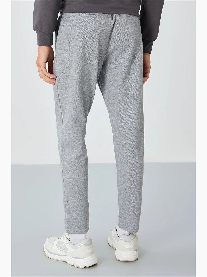 Pantalon de jogging homme à taille élastique tommy Gris clair - Kiabi