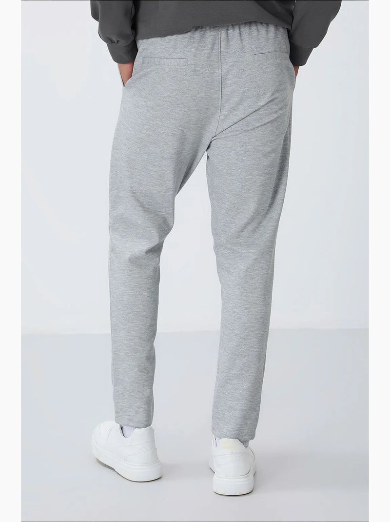Pantalon de jogging homme à taille élastique tommy Gris - Kiabi