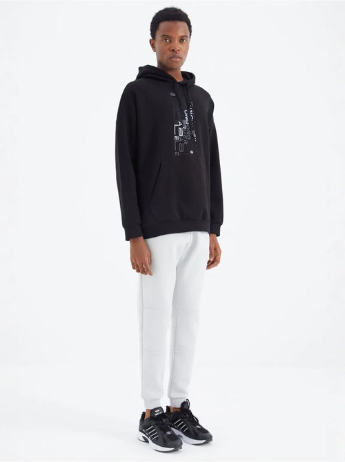 Pantalon de jogging homme coupe décontractée en molleton tommy - Kiabi Pantalon de jogging homme coupe décontractée en molleton tommy - Kiabi