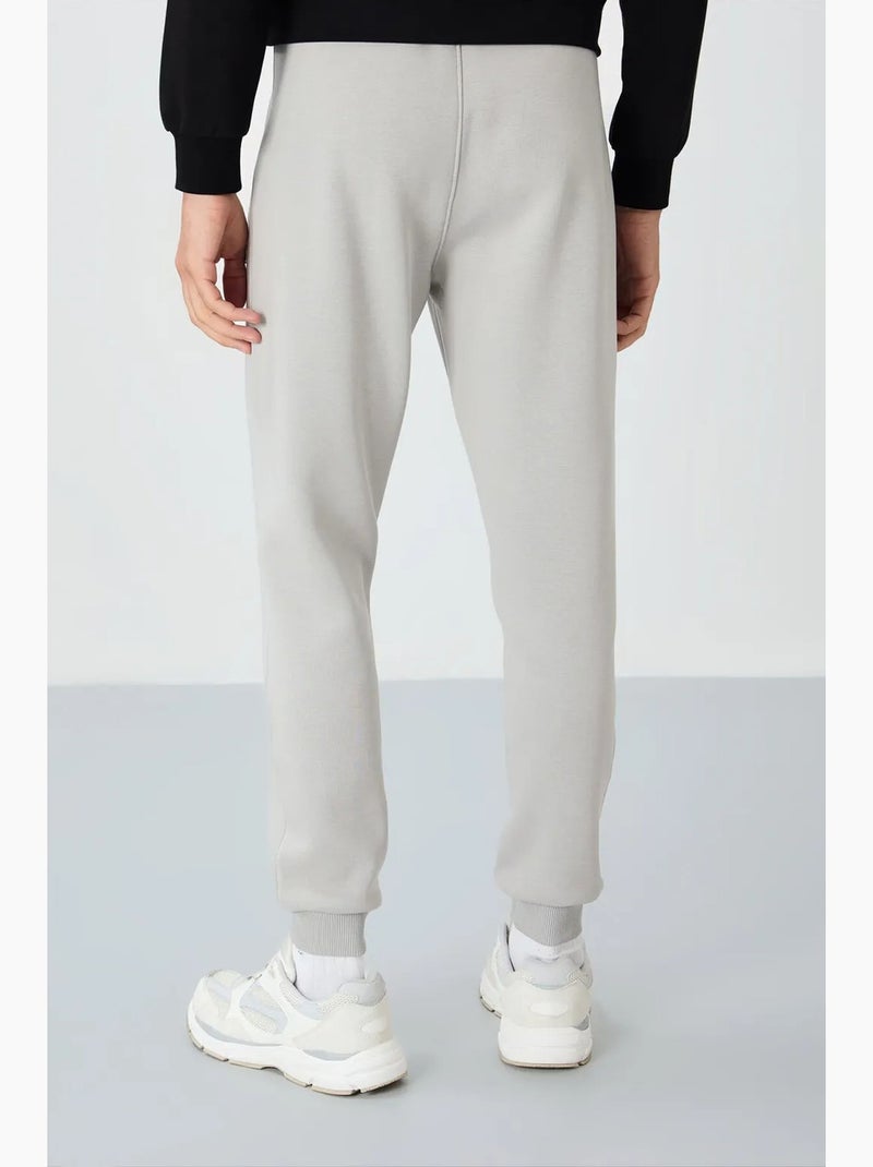 Pantalon de jogging homme coupe jogger tommy Gris clair - Kiabi