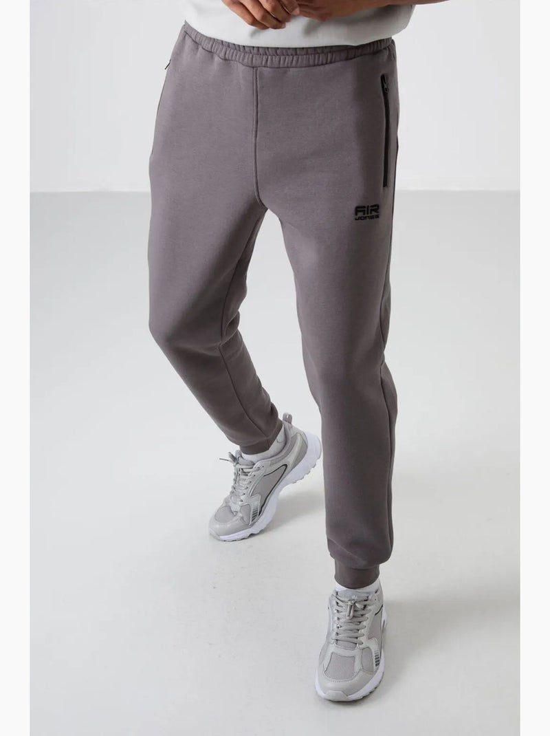 Pantalon de jogging homme coupe jogger tommy Gris Noir - Kiabi