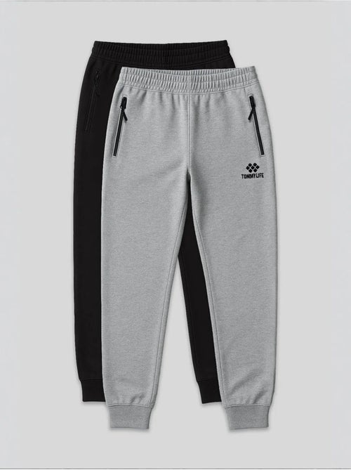 Pantalon de jogging homme en mélange coton tommy - Kiabi Pantalon de jogging homme en mélange coton tommy - Kiabi