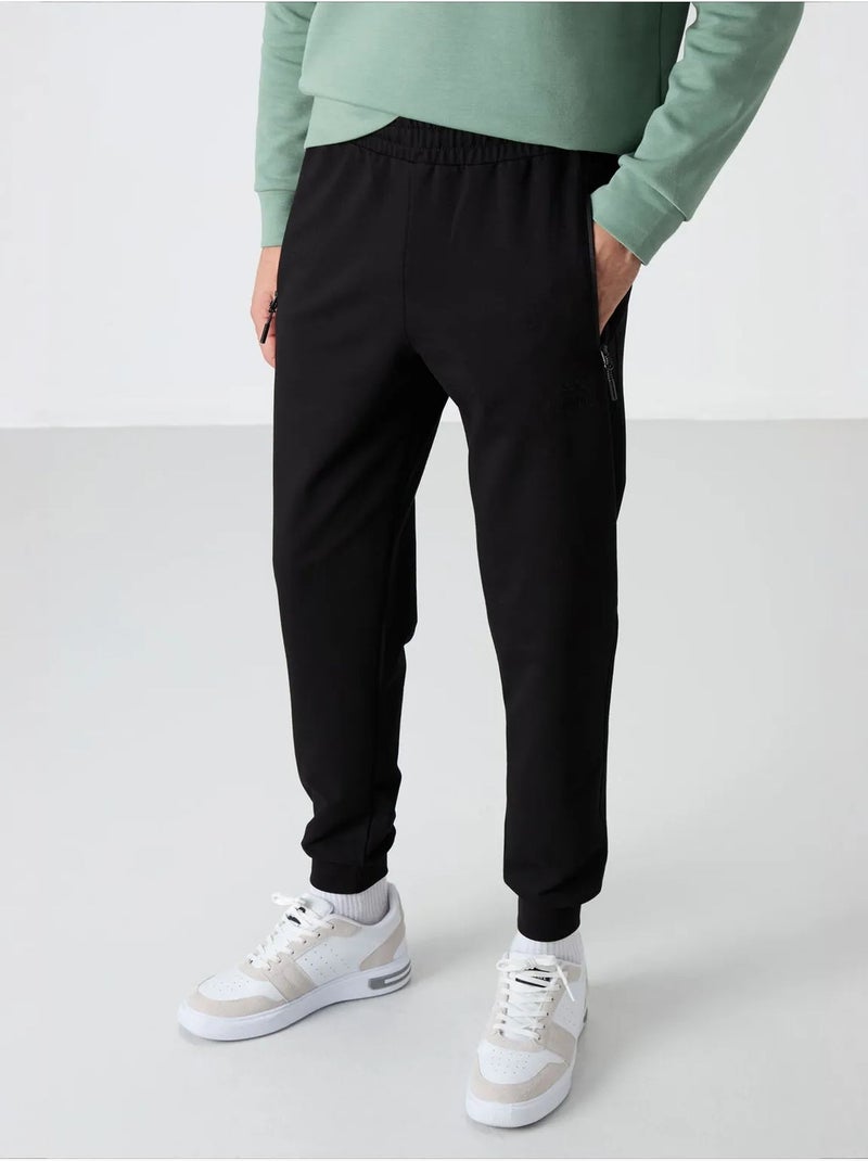 Pantalon de jogging homme en mélange coton tommy Gris clair - Kiabi