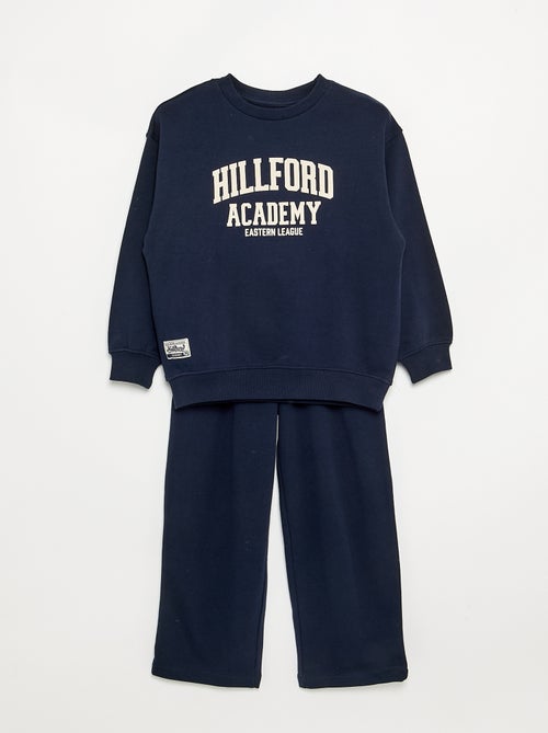 Pantalon de jogging homme en molleton French Terry à taille élastiquée - Kiabi