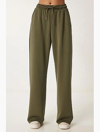 Pantalon de jogging jambe large à taille à cordon istanbul