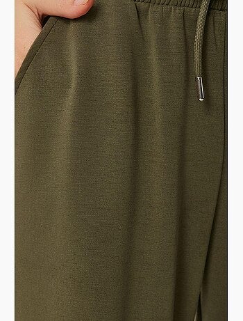 Pantalon de jogging jambe large à taille à cordon istanbul