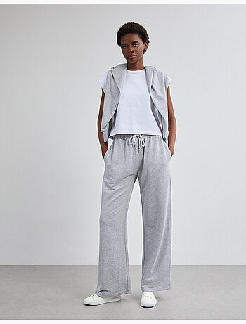 Pantalon de jogging jambe large, mo fashion